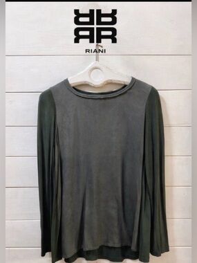 RIANI Long Sleeve Top Green – Size 10
